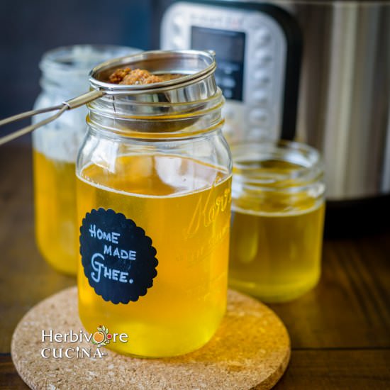 Instant Pot Ghee from Butter - Recipe photo by Herbivore Cucina
