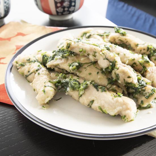 Shiso chicken tenders - Recipe photo by foodmakesmehappy