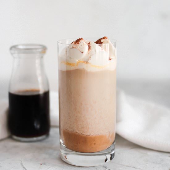 Skinny Iced Pumpkin Latte - Recipe photo by atasteofwellbeing