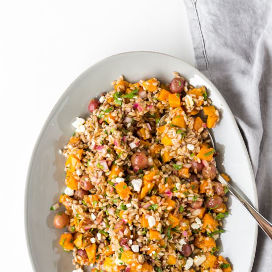 butternut squash salad - Recipe photo by withspice