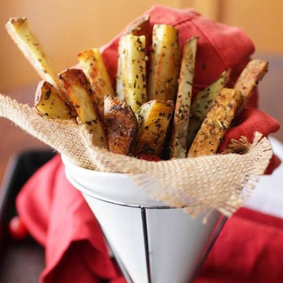 Baked French Fries – Small Batch - Recipe photo by One Dish Kitchen
