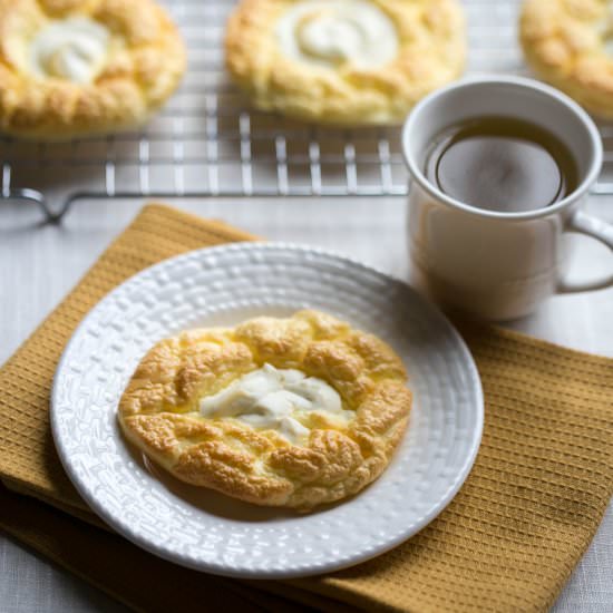Cloud Bread Cheese Danish - Recipe photo by littlebitrecipes