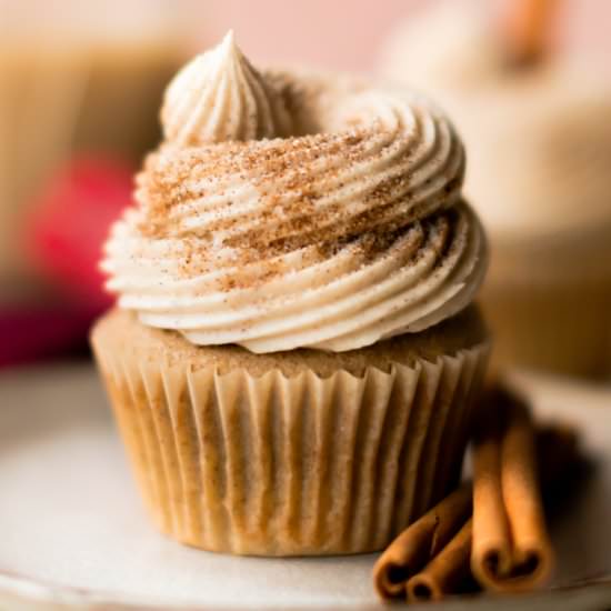 Chai Latte Cupcakes - Recipe photo by sallysbakingaddiction