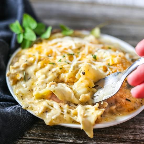 Cheesy Chicken Lasagna - Recipe photo by SugarSpicesLife