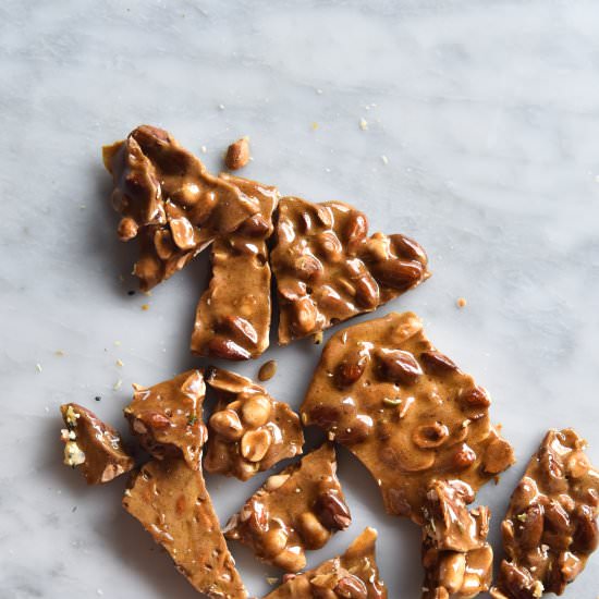 brown butter nut brittle - Recipe photo by georgeats