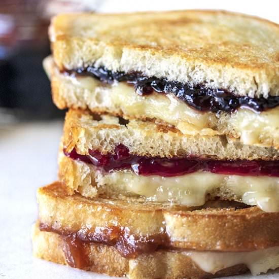 Fruit and Brie Grilled Cheese - Recipe photo by URBANBAKES