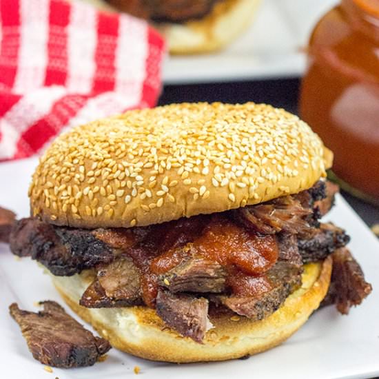 Smoked Beef Chuck Roast - Recipe photo by spicedblog