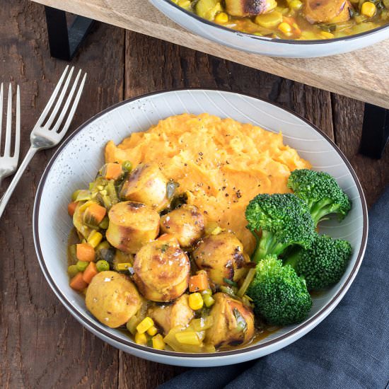 Curried Sausages - Recipe photo by Your Ultimate Menu