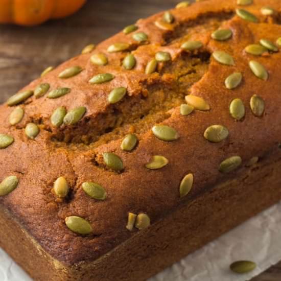 Starbucks Pumpkin Bread - Recipe photo by SundaySupper