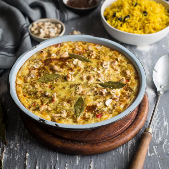 South African bobotie - Recipe photo by drizzleanddip