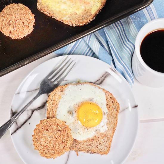 Smoked Salmon Egg In a Hole - Recipe photo by Homemade and Yummy