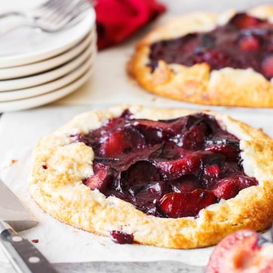Plum Crostata - Recipe photo by thepkpway