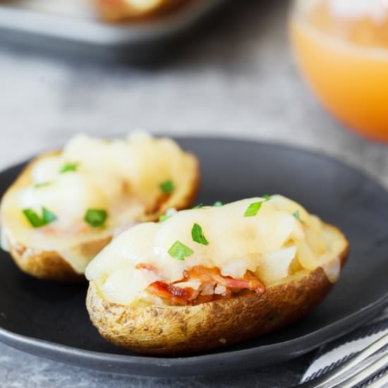 Cheesy Bacon Garlic Stuffed Potato - Recipe photo by thepkpway
