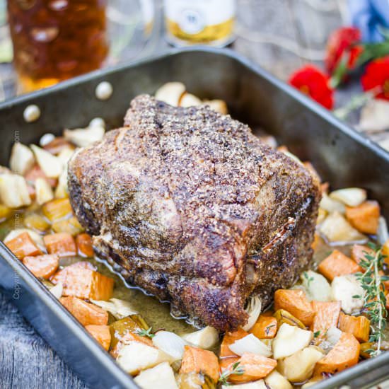 Oktoberfest Pork Roast - Recipe photo by Craft Beering