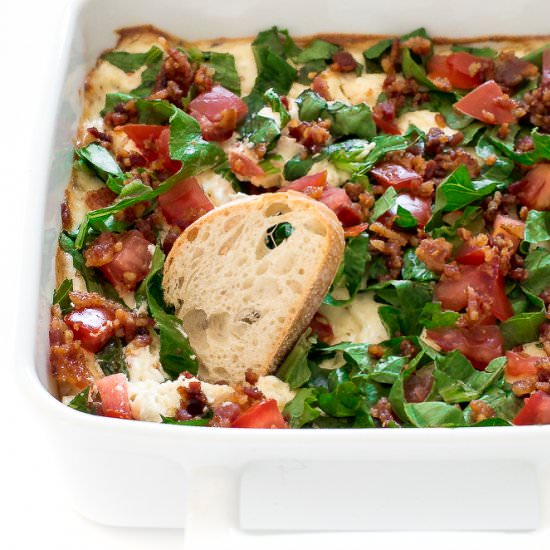 Easy Baked BLT Dip - Recipe photo by ChefSavvy