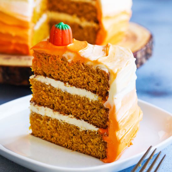 Pumpkin Spice Layer Cake - Recipe photo by pipandebby