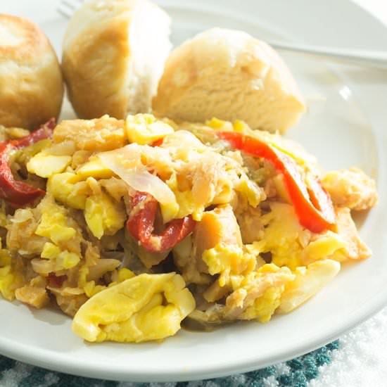 Jamaican Ackee and Salt Fish - Recipe photo by recipecritique