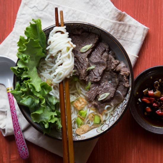 Beef shank noodle soup - Recipe photo by WhatToCookToday