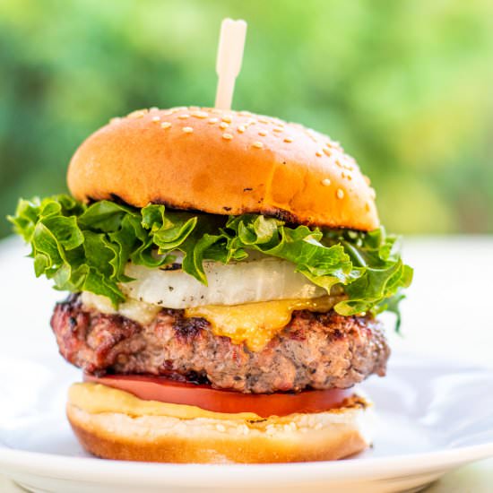 Double Cheddar Burger - Recipe photo by catzinthekitchen