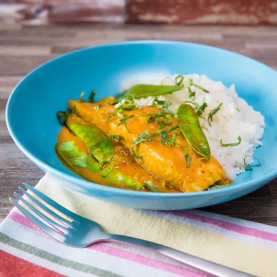 Easy Thai Salmon Curry - Recipe photo by Brian Jones