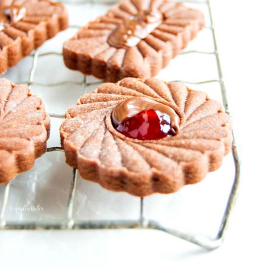 Chocolate Thumbprint Cookies - Recipe photo by Beyond the Butter