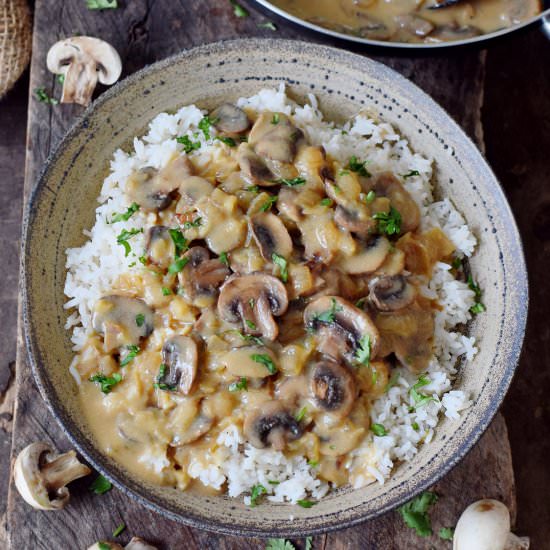 Vegan Mushroom Stroganoff - Recipe photo by elavegan