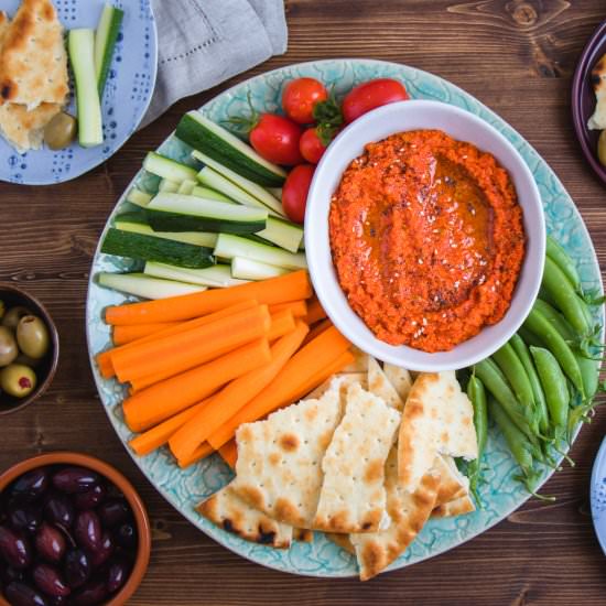 Roasted Red Pepper Dip - Recipe photo by saltwaterdaughters