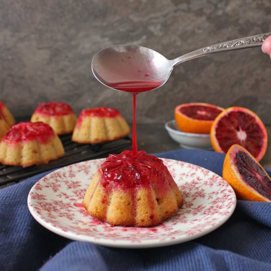 Blood Orange Semolina Cake - Recipe photo by thefoodiejourney