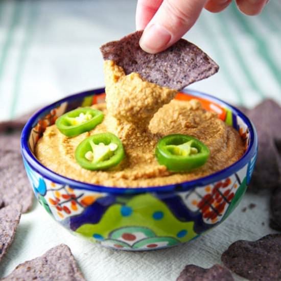 Vegan Jalapeño Cashew “Cheese” Dip - Recipe photo by Tastefulventure
