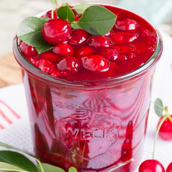 Easy Sour Cherry Sauce - Recipe photo by artandthekitchen