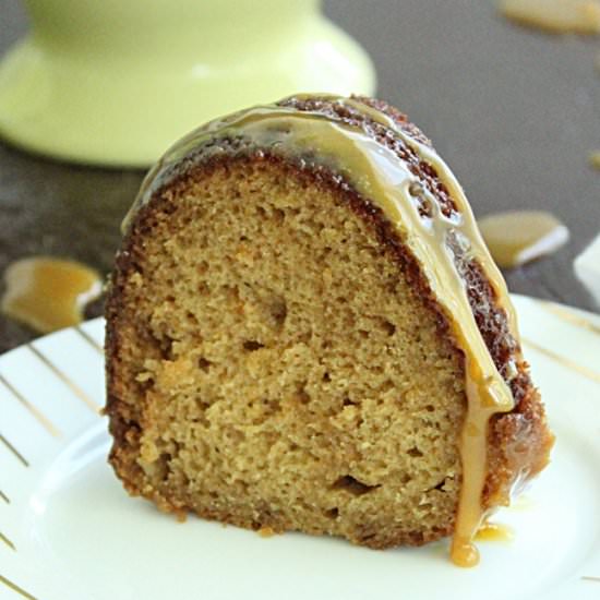 Caramel Brown Sugar Bundt Cake - Recipe photo by Table for 7