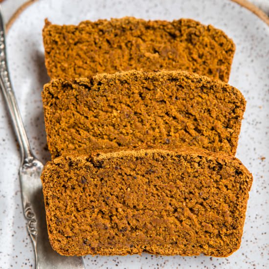 Fluffy Vegan Pumpkin Bread - Recipe photo by from my bowl