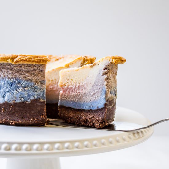 Unicorn Cheesecake (Vegan + GF) - Recipe photo by Healthy Little Vittles