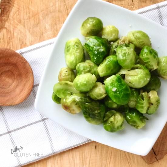 How to Cook Brussels Sprouts - Recipe photo by Cathys Gluten Free