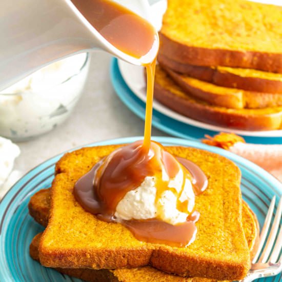 Pumpkin Pie French Toast - Recipe photo by LifeAfterWheat