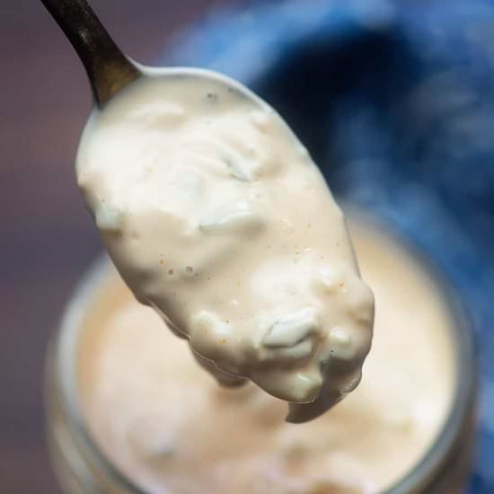 THOUSAND ISLAND DRESSING - Recipe photo by ThatLowCarbLife
