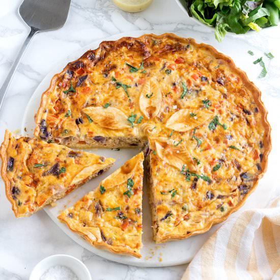 Savoury Salmon Tart - Recipe photo by Your Ultimate Menu