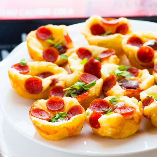 Puff Pastry Pepperoni Pizza Bites - Recipe photo by No Plate Like Home