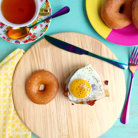 Donut Burger - Recipe photo by Theyummymuffin