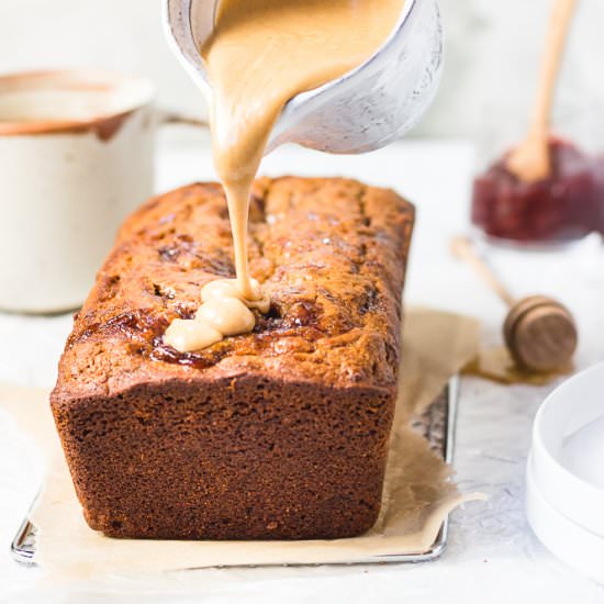 PB&J Banana Bread - Recipe photo by Danilicious