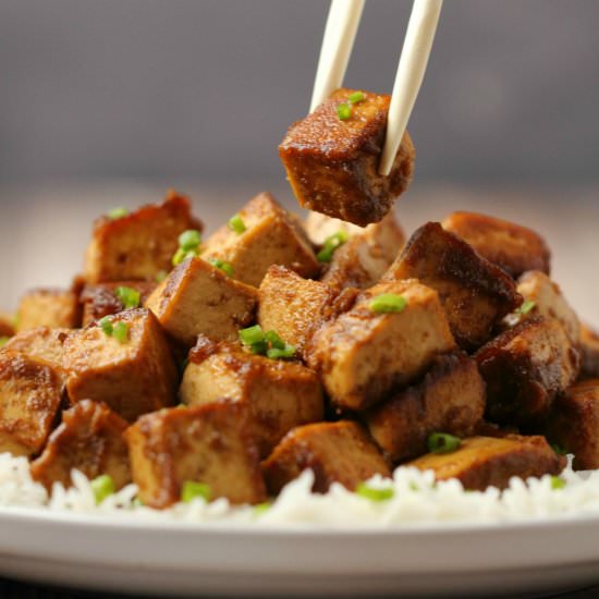 Marinated Tofu - Recipe photo by lovingitvegan