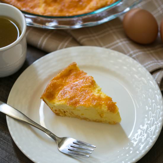 Egg Fast Cheese Quiche - Recipe photo by littlebitrecipes