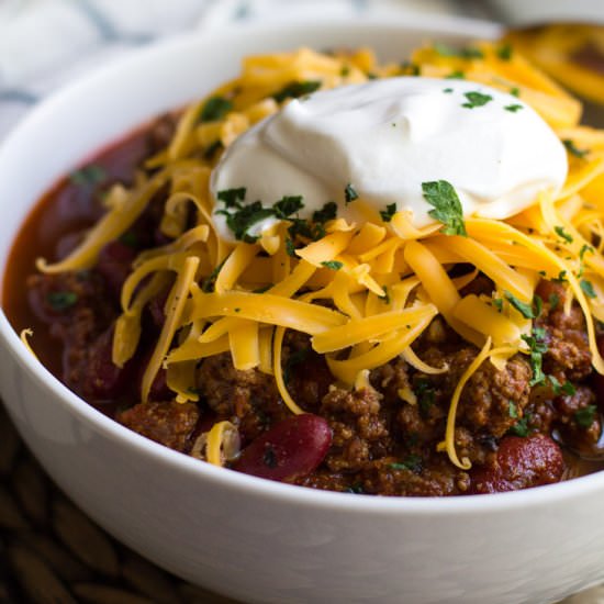Instant Pot Chili - Recipe photo by awayfromthebox