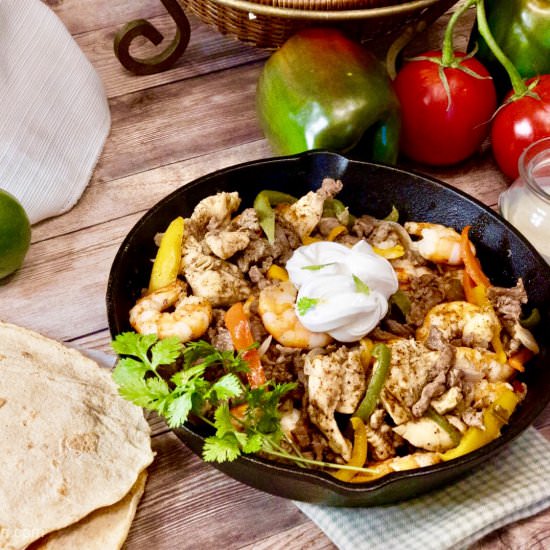 Texas Fajitas - Recipe photo by JamieinaKetoKitchen