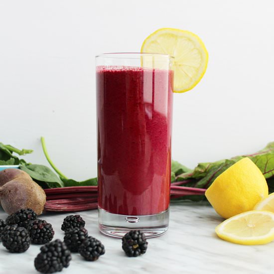 Easy Beet Smoothie - Recipe photo by SlowThe CookDown