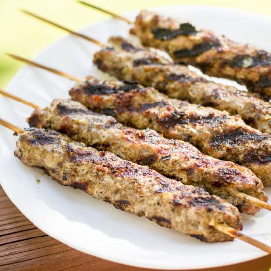 Grilled Ground Beef Kebabs - Recipe photo by kendrastreats