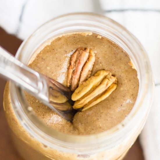 Cinnamon Vanilla Bean Pecan Butter - Recipe photo by kendrastreats