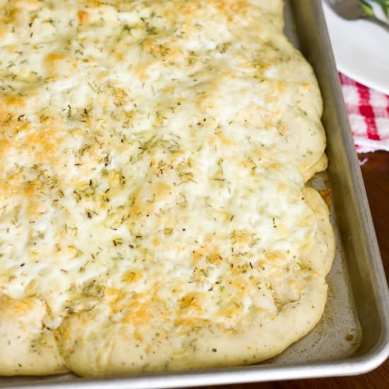 Garlic Rosemary Focaccia - Recipe photo by kendrastreats