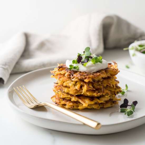 Simple Butternut Squash Fritters - Recipe photo by veronicakablan