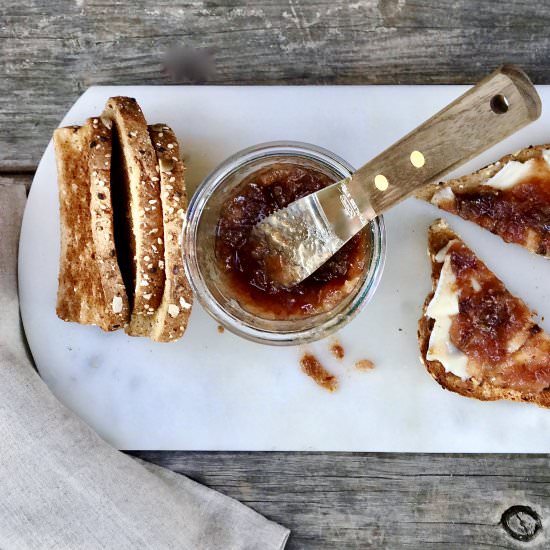 Fresh Fig Spread - Recipe photo by simmerandsauce